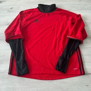 ADIDAS CONDIVO16 TRAINING TOP Scarlet/Black XL NWOT